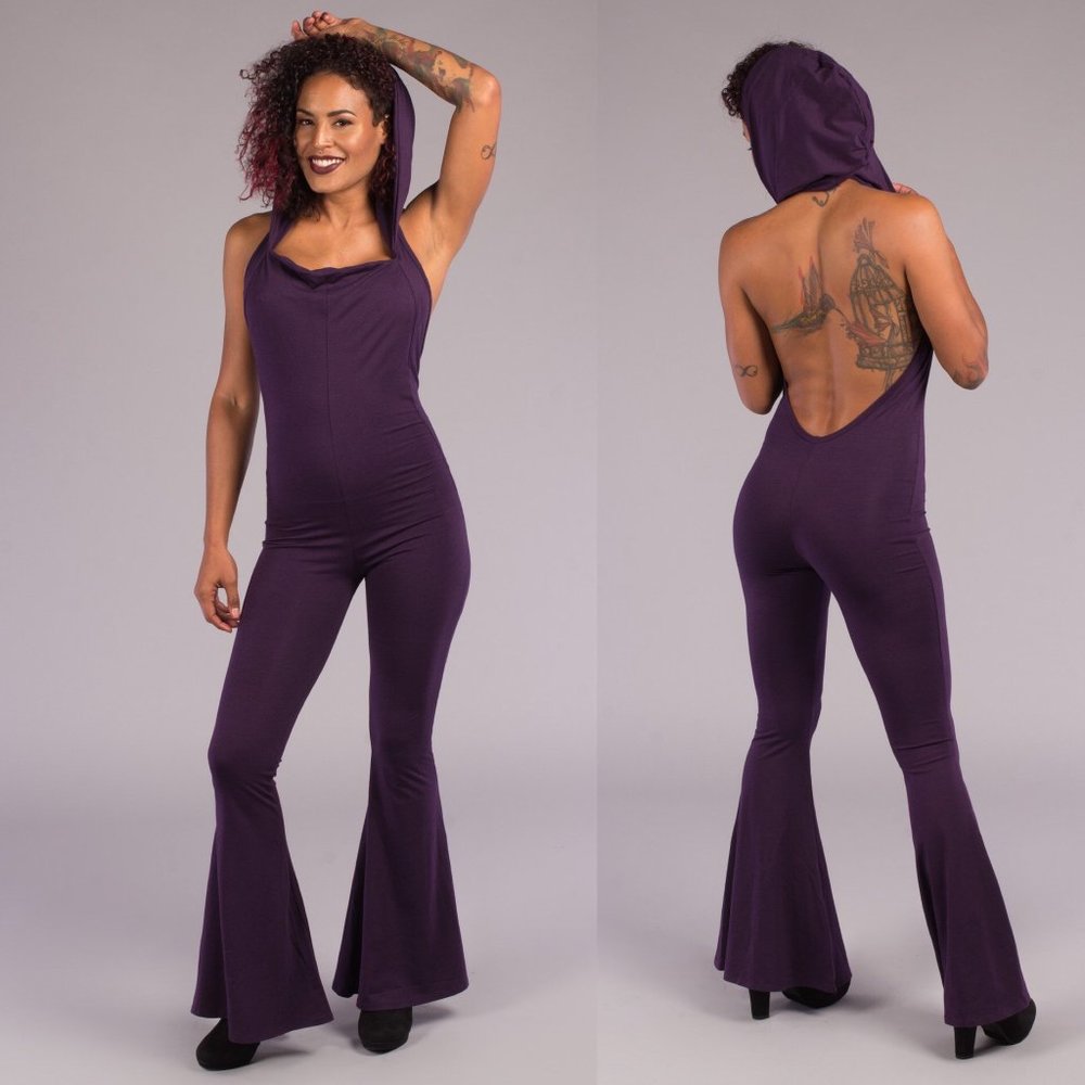 Purple Bamboo Jumpsuit - Warrior Within Designs